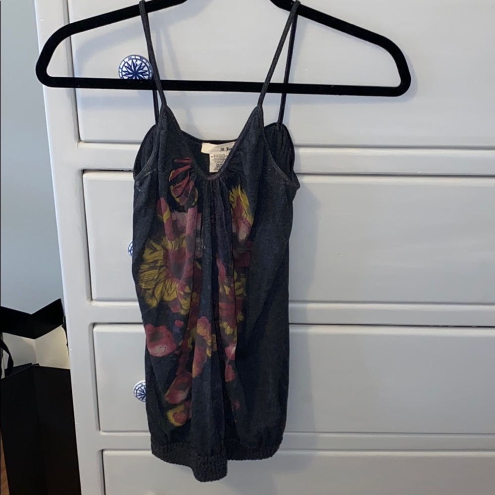 Floral pattern tank top